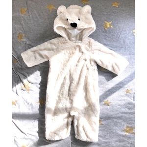 Pottery Barn Kids Polar Bear Costume (0-6m)